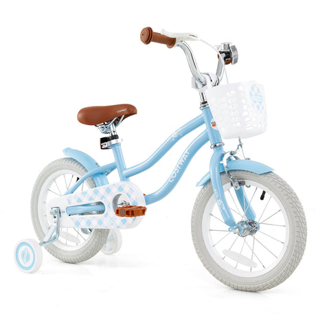Bicicleta para niños de 14 pulgadas con manillar y asiento ajustables para niños de 3 a 5 años