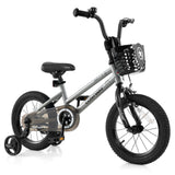 14 Inch Kids Bike Adjustable with Transparent Chain Cover for 4-5 Years Old