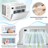 Aire Acondicionado de Ventana de 15000 BTU-Blanco