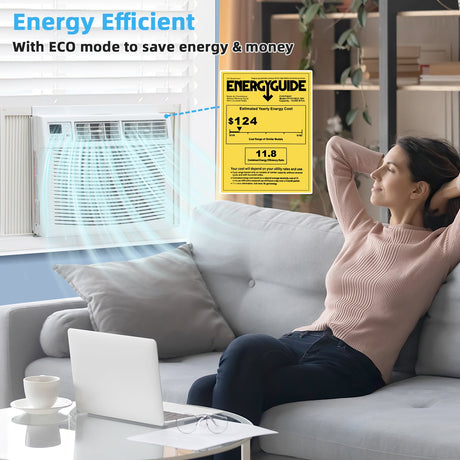 Aire Acondicionado de Ventana de 15000 BTU-Blanco