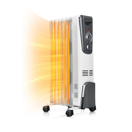 Calefactor eléctrico de 1500W con termostato ajustable