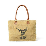 Bolso de Hombro de Lona "Encanto Nórdico"