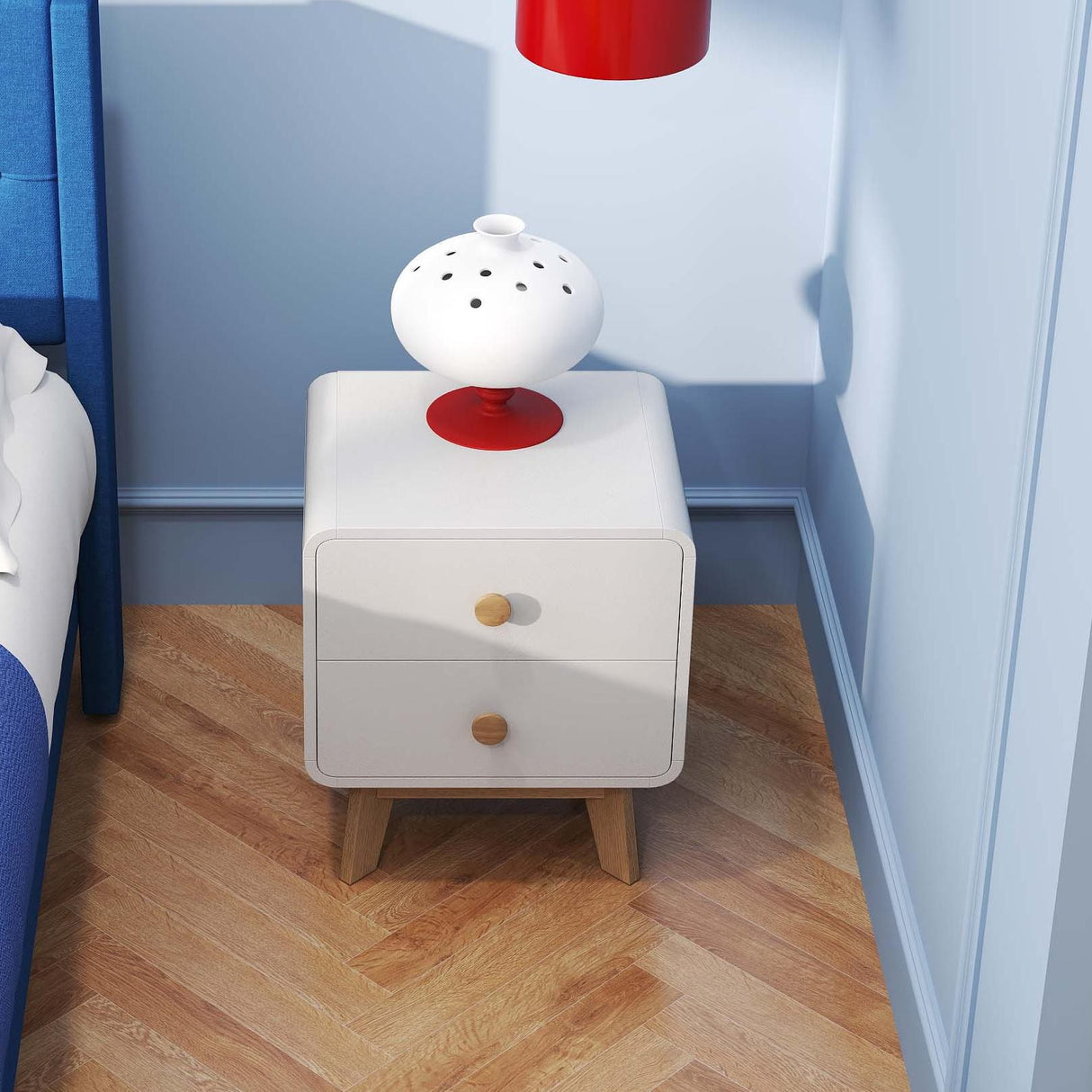 Juego de dormitorio de 3 piezas Modern Glam