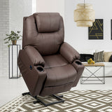 Electric Power Lift Leather Massage Sofa