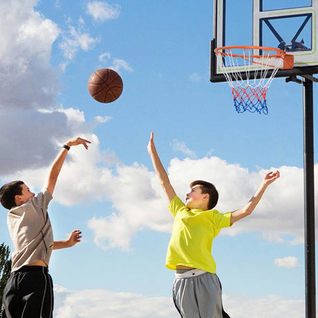 Aro de repuesto de 15 pulgadas para canasta de baloncesto con red para todo tipo de clima y accesorios de montaje