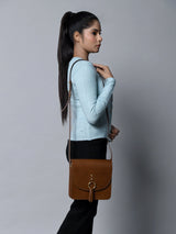 Bolso bandolera "Elegancia Marrón"
