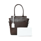 Bolso Tote de Cuero Marrón Castaño Chestnut Charm