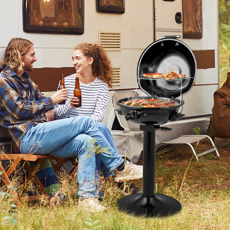 Parrilla eléctrica de 1600W con antiadherente extraíble