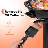 Parrilla eléctrica de 1600W con antiadherente extraíble