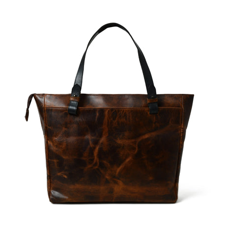 Bolso de mano Portland de cuero con cremallera