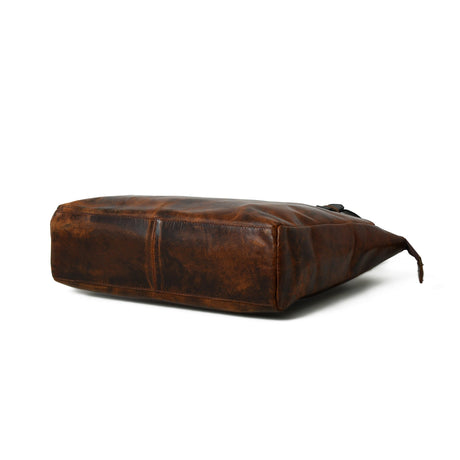 Bolso de mano Portland de cuero con cremallera