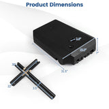 165 LBS Cantilever Umbrella Base with Wheels and Cross Base