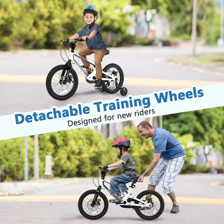 Bicicleta infantil de 16 pulgadas de aleación de magnesio ajustable para edades de 4 a 7 años - 16 pulgadas