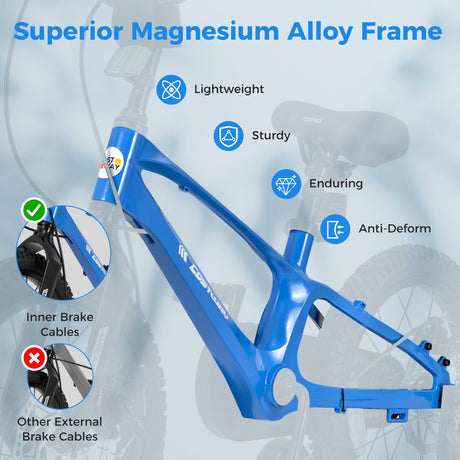 Bicicleta para niños de 16 pulgadas de aleación de magnesio, bicicleta de entrenamiento ajustable para niños de 4 a 7 años - 16 pulgadas