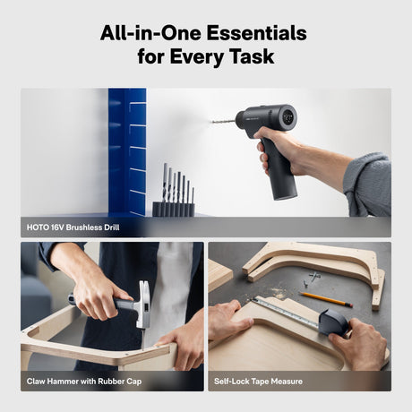 Kit de Taladro Inalámbrico sin Escobillas de 16V