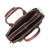 Bolsa de piloto de cuero de búfalo
