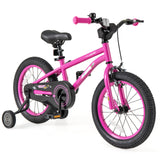 Bicicleta para niños de 16 pulgadas para 4-7 años ajustable con ruedas de entrenamiento extraíbles - 16 pulgadas