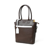 Bolso Tote de Cuero Marrón Castaño Chestnut Charm