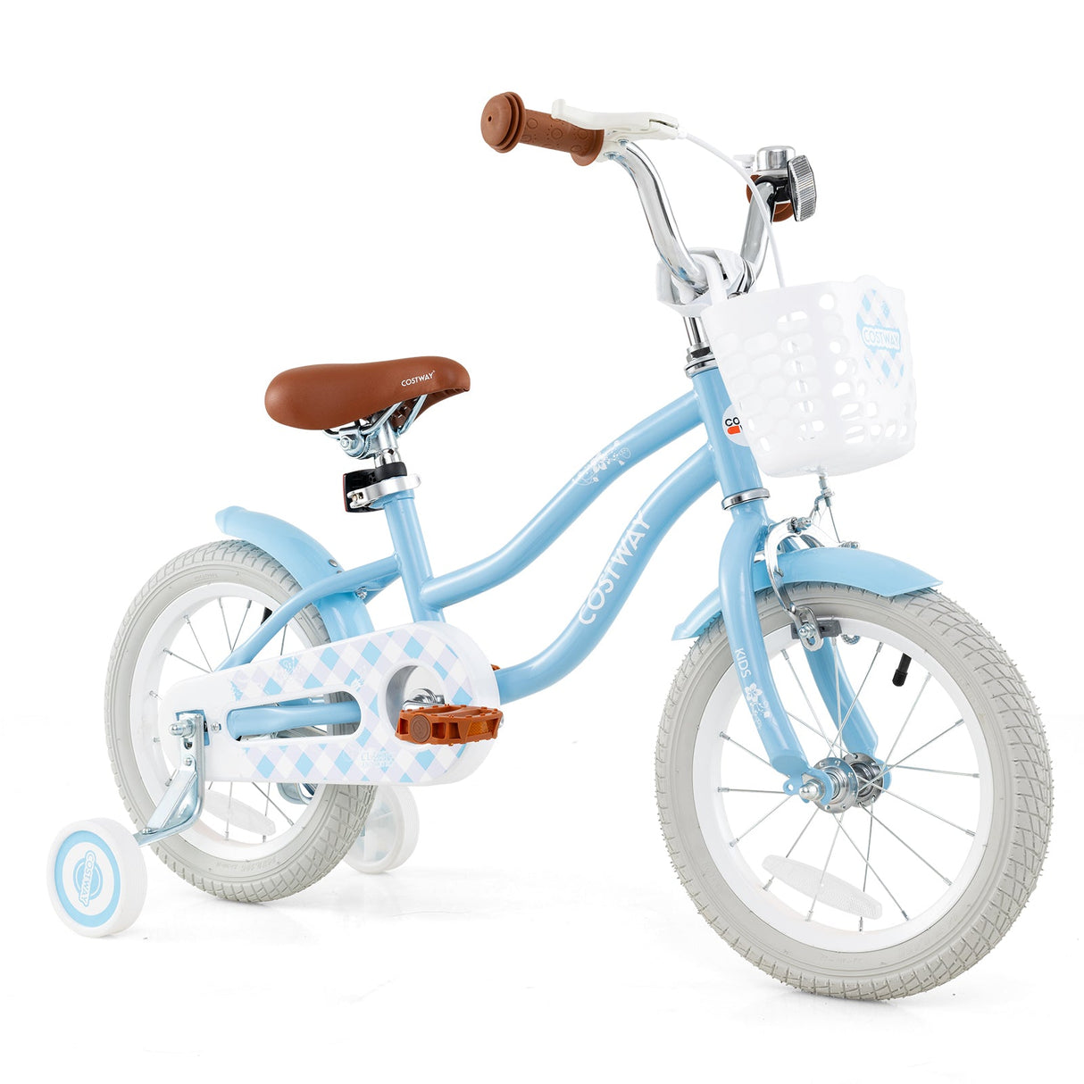 Bicicleta para niños de 14 pulgadas con manillar y asiento ajustables para niños de 3 a 5 años