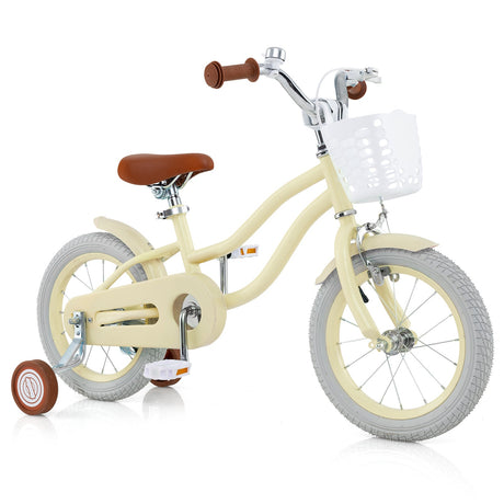 Bicicleta para niños de 14/16/18 pulgadas ajustable con ruedines para edades de 3 a 8 años - 16 pulgadas