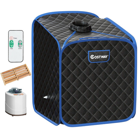 Sauna de vapor plegable portátil 2L para spa - Negra