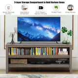 3-Tier TV Stand Console Cabinet for TV's up to 45 Inch with Storage Shelves