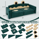 Sofá de juego modular para niños de 17 piezas para inspirar la creatividad