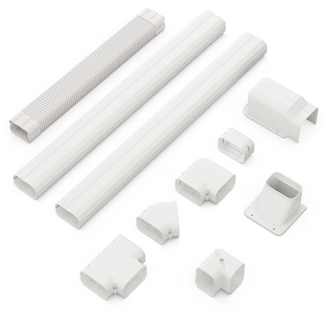 Kit de cubierta decorativa delgada de PVC mini de 4 pulgadas de ancho