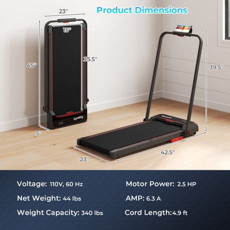 Set de fitness y relajación en casa - Cinta de correr plegable 3 en 1 y sillón moderno