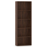 5-Shelf Storage Bookcase Modern Multi-Functional Display Cabinet