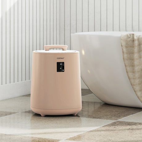 Calentador de toallas grande de 18 L con pantalla LED y apagado automático