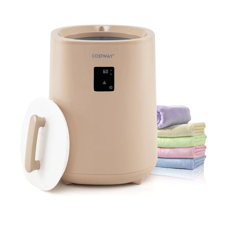 Calentador de toallas grande de 18 L con pantalla LED y apagado automático