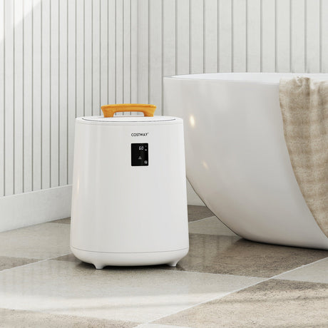 Calentador de toallas grande de 18 L con pantalla LED y apagado automático