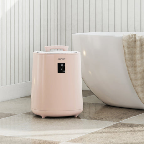 Calentador de toallas grande de 18 L con pantalla LED y apagado automático
