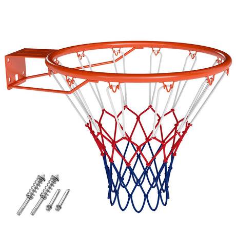 Aro de baloncesto de 18 pulgadas, resistente, para montar en la pared, de repuesto