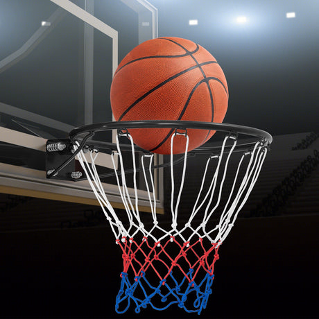 Aro de baloncesto de repuesto de 18 pulgadas con red para todo tipo de clima y accesorios de montaje