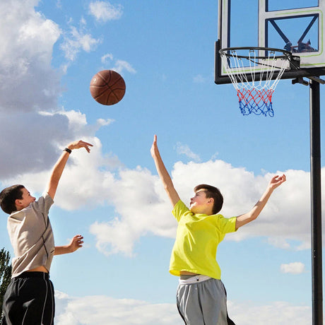 Aro de baloncesto de repuesto de 18 pulgadas con red para todo tipo de clima y accesorios de montaje