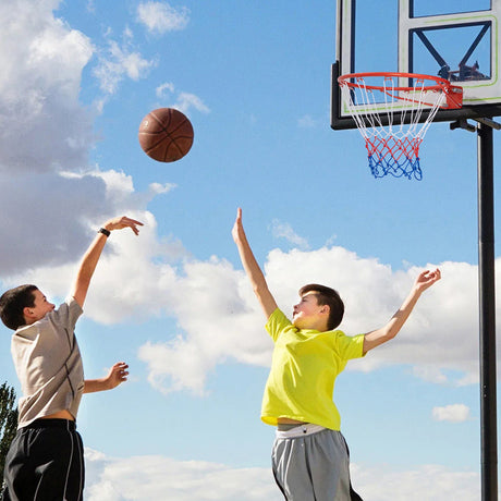 Aro de baloncesto de repuesto de 18 pulgadas con red para todo tipo de clima y accesorios de montaje