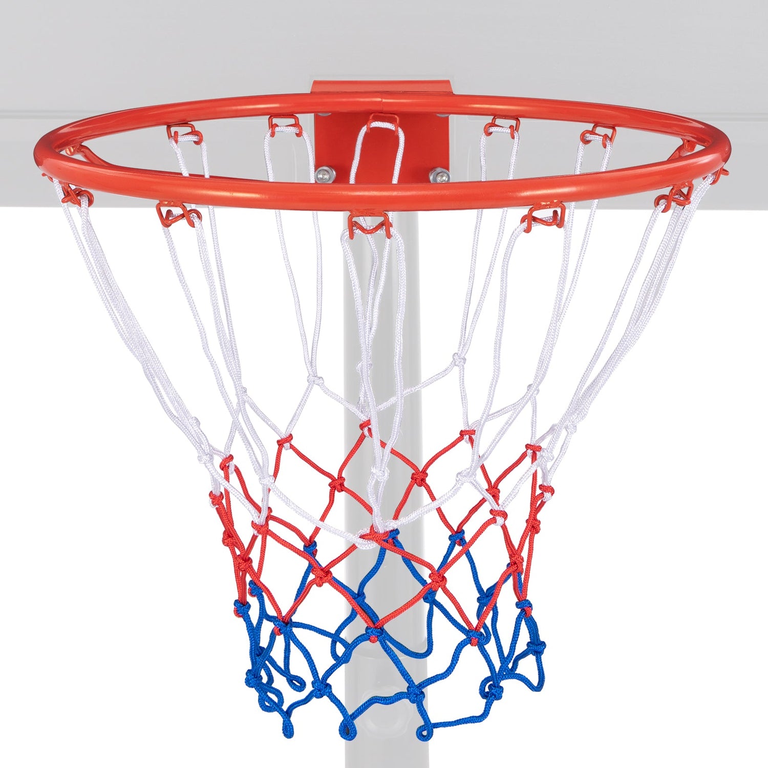 18 Inch Basketball Rim Goal Replacement with All Weather Net and Mounting Hardware