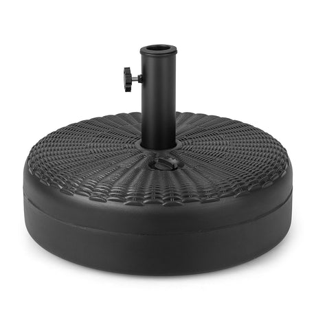 Base de Soporte para Sombrilla Redonda Rellenable de Alta Resistencia de 18 Pulgadas