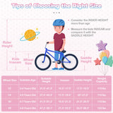 18-Inch Kids Bike Adjustable with Basket and Streamers Pink