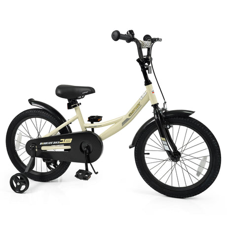 Bicicleta deportiva de 14 pulgadas para niños con ruedas de entrenamiento extraíbles