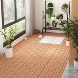 18 piezas de baldosas entrelazadas de 30 x 30 cm resistentes a la intemperie para terrazas