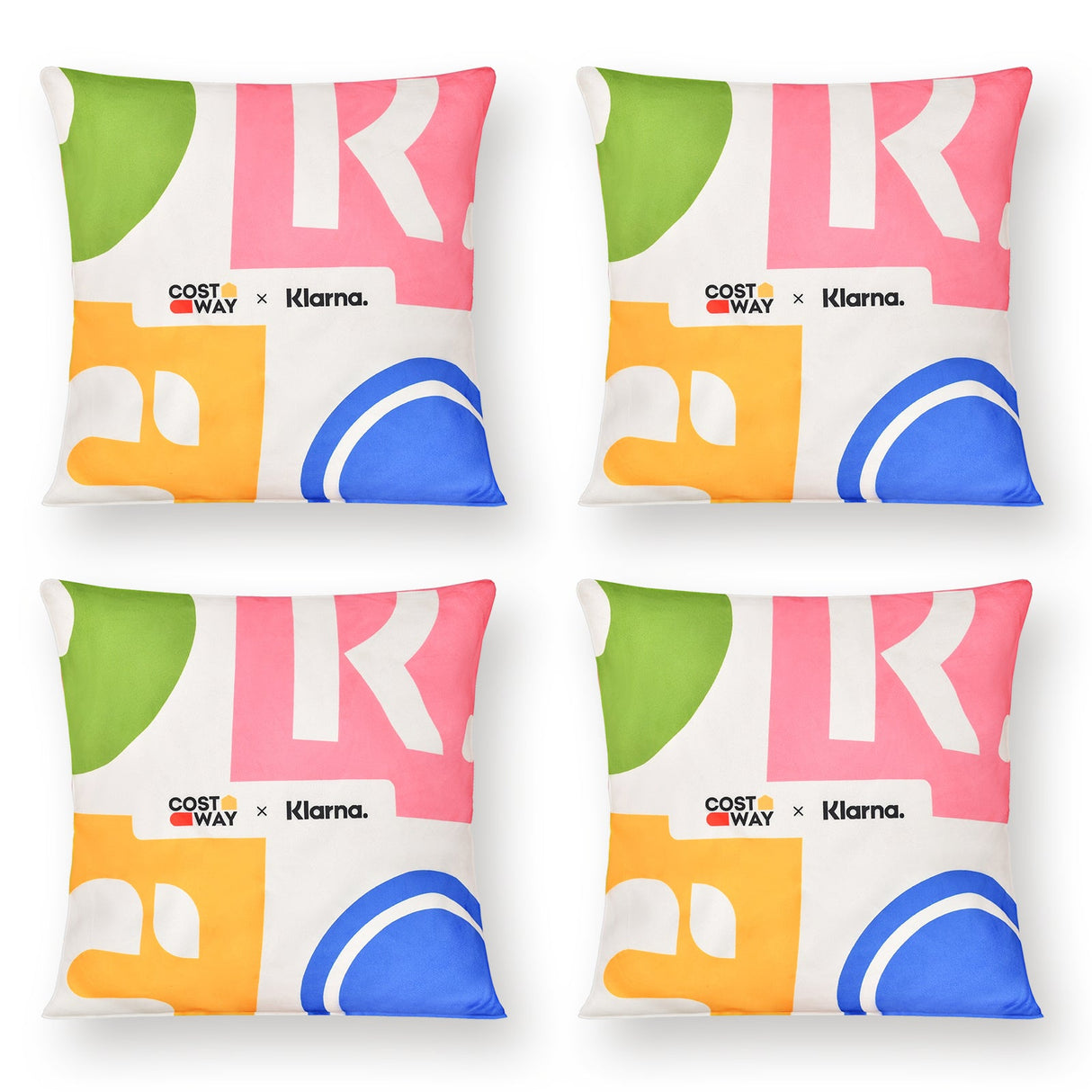 18 x 18 Inch Inches Square Throw Pillows with Removable and Washable Velvet Pillow Cases