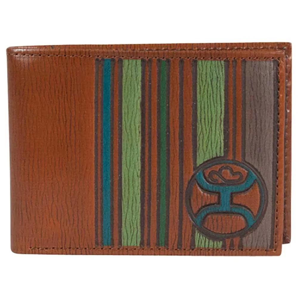 HOOey Lima Rayas - Cartera plegable de hombre