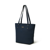 Bolso tote de cuero vegano Era - Azul marino
