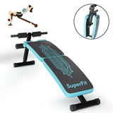 Entrenador Abdominal Twister con Banco de Ejercicios de Altura Ajustable