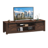 Mueble de TV de 65 pulgadas con puerta corrediza estilo granero
