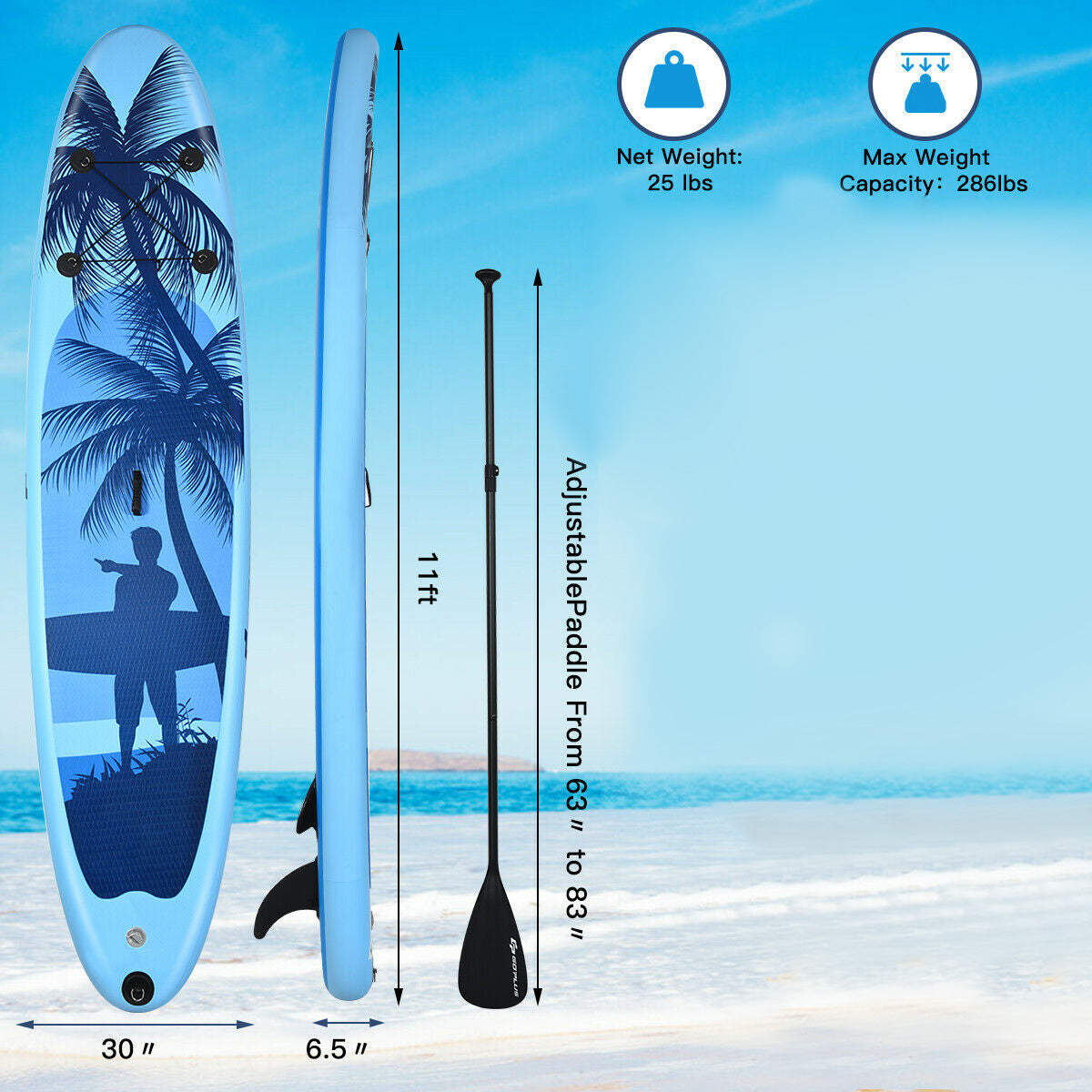 Tabla de paddle surf hinchable para adultos y jóvenes