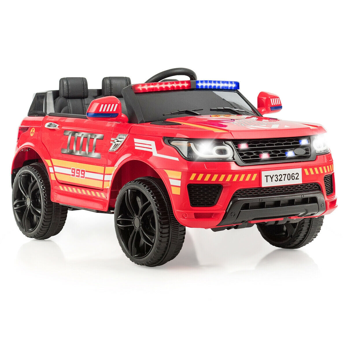 Coche Eléctrico para Niños 12V con Mando a Distancia-Rojo